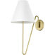 Kennedy 17.38 inch 100.00 watt Brushed Champagne Bronze Swing Arm Wall Light